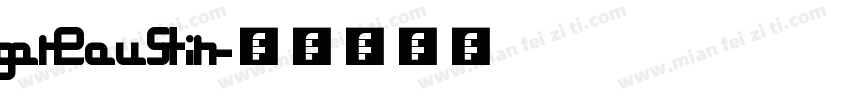 gane austin字体转换